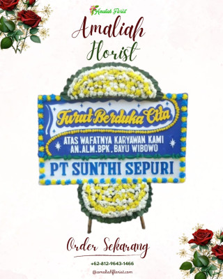 Papan Bunga Duka di Rumbia