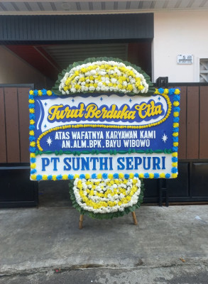 Papan Bunga Duka di Rumbia